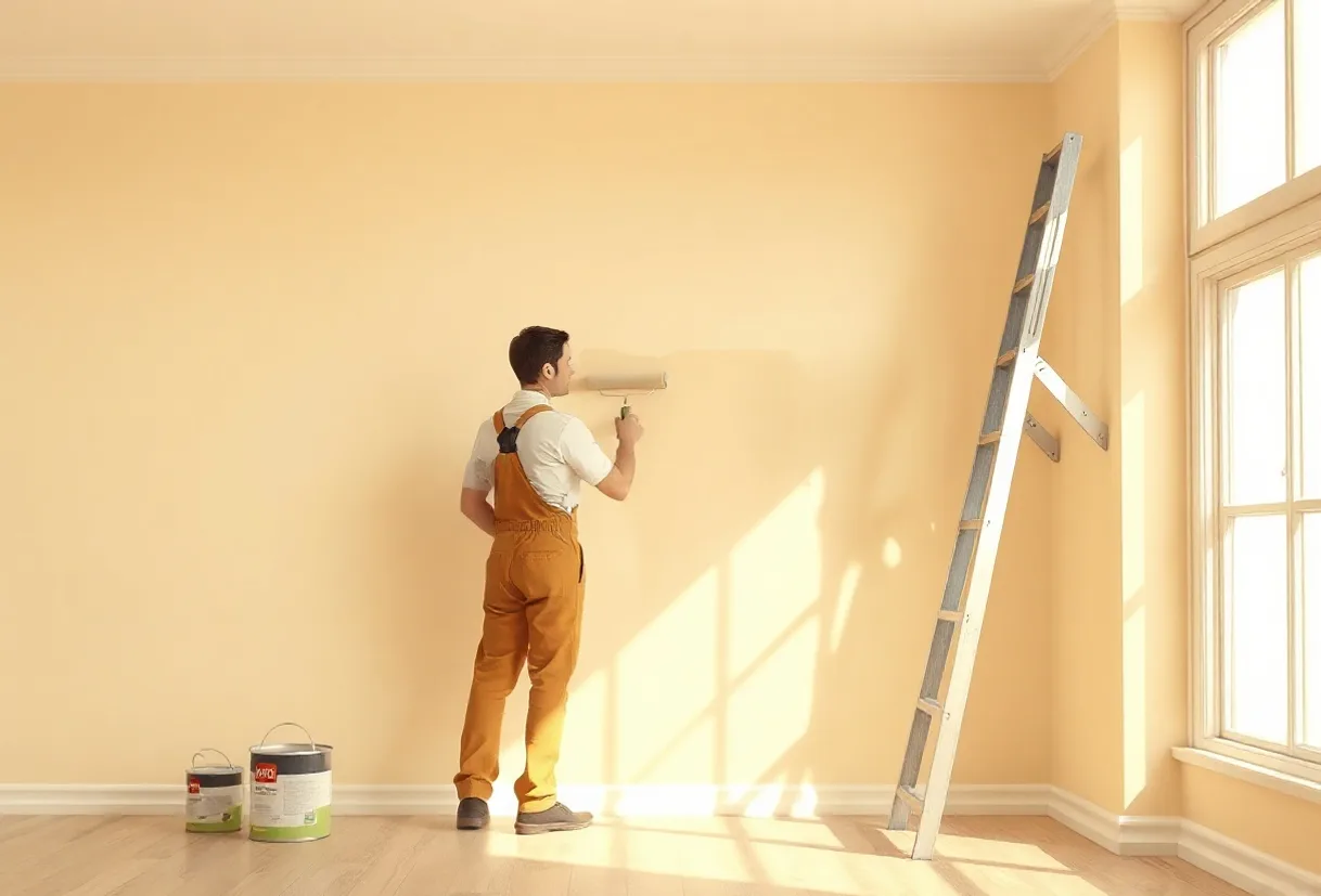 Peintre Saint-Julien-en-Genevois 74160 en intervention sur un chantier